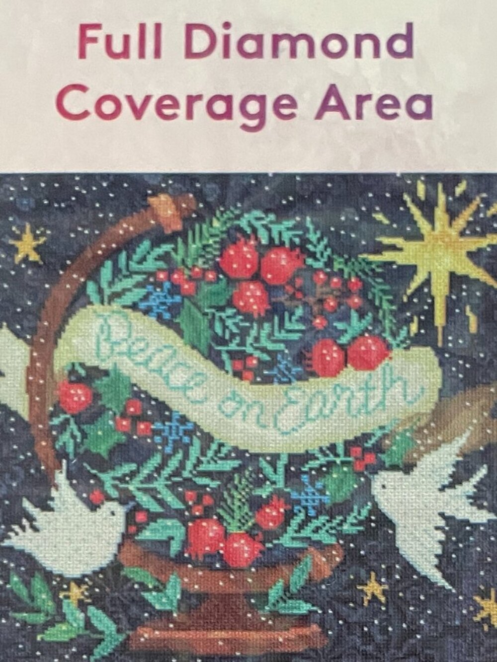 Diamond Art Club "Christmas Globe" diamond painting kit-NWT